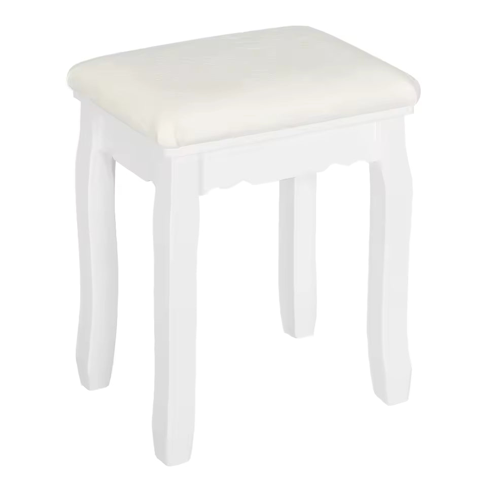 Tabouret pour Coiffeuse Blanc