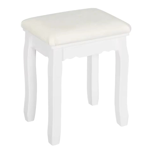 Tabouret pour Coiffeuse Blanc