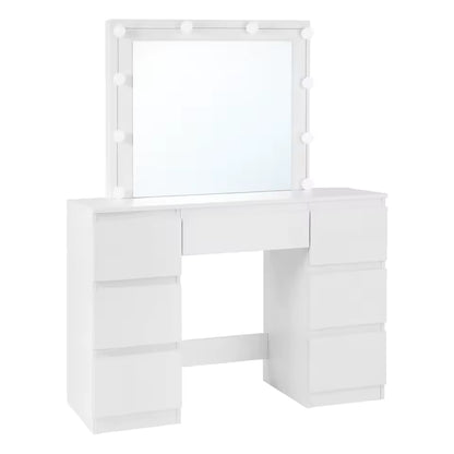 Meuble Coiffeuse avec éclairage LED - Elise