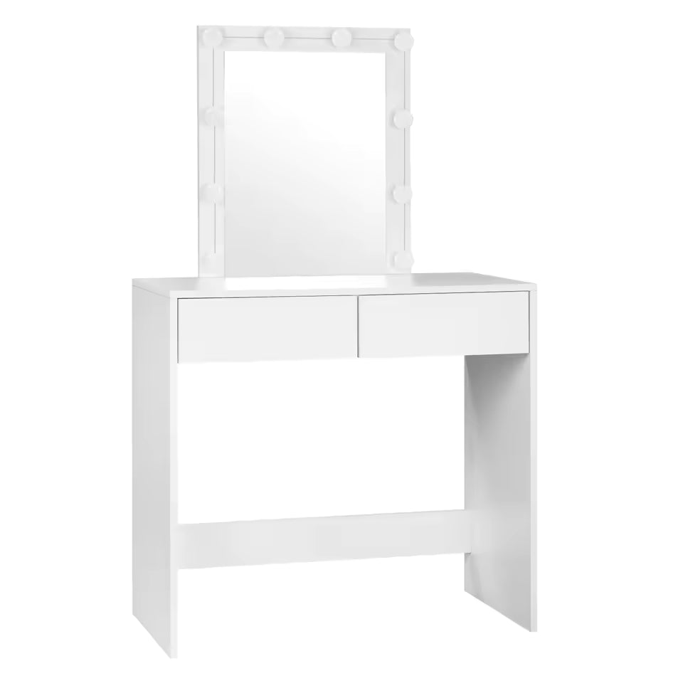 Meuble Coiffeuse avec Ampoules LED - Juliette