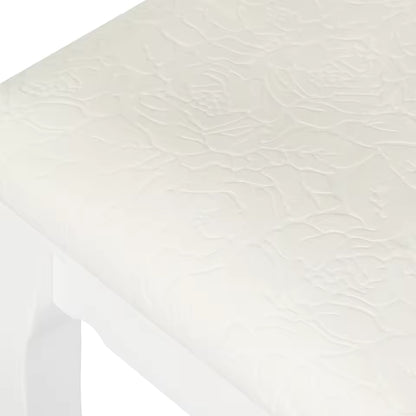 Tabouret pour Coiffeuse Blanc