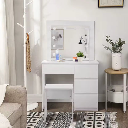 Meuble Coiffeuse avec éclairage LED - Emilie