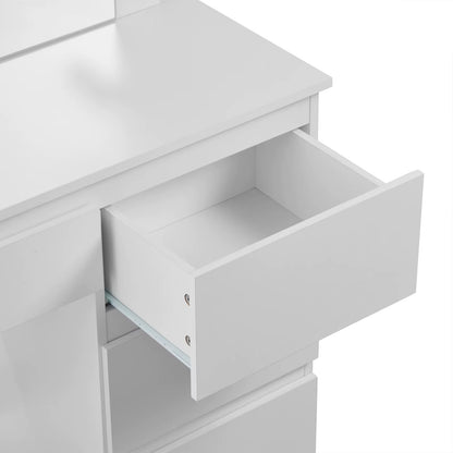 Meuble Coiffeuse avec éclairage LED - Emilie